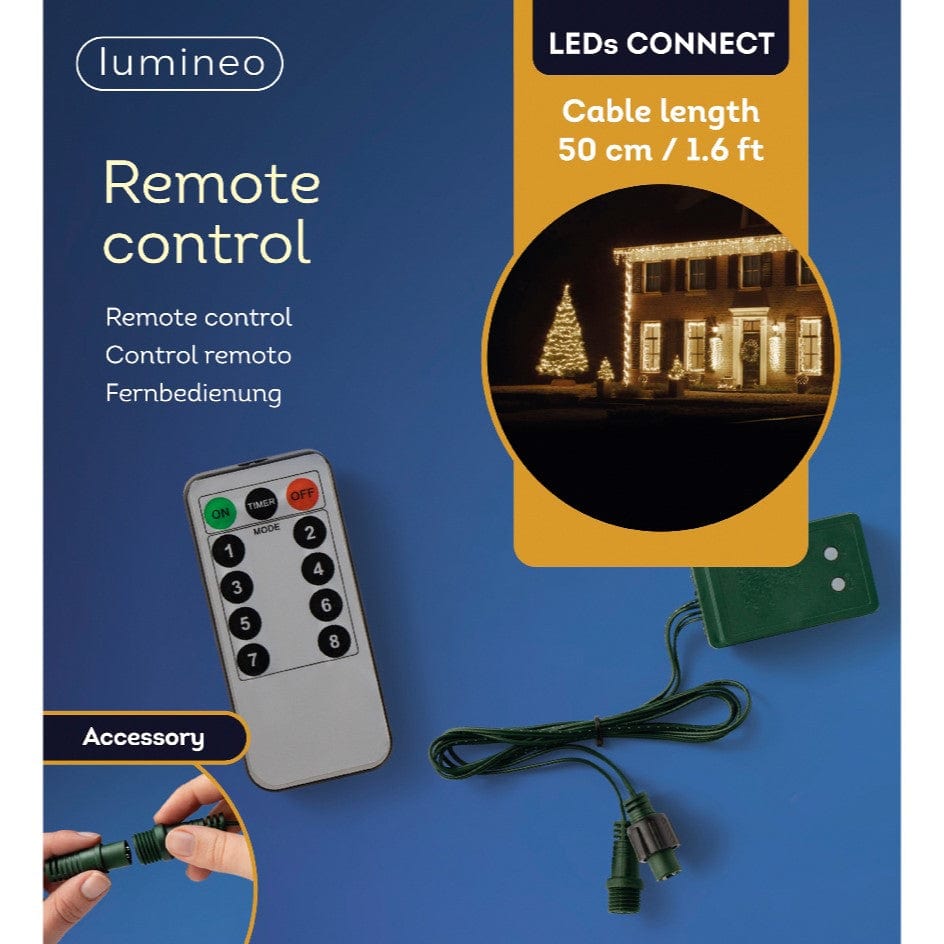 Fjernbetjening til udendørslys